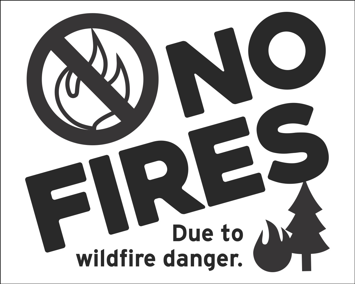 No fires due to wildfire danger flag