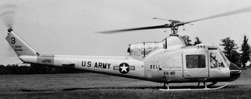 The original 1956 Huey XH-40 helicopter