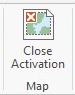 Close Activation Map button.