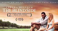image of two people sitting in The Blind Side movie poster
