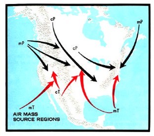 How air masses transform.