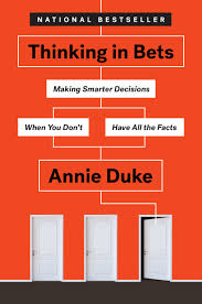 image of book jacket for Thinking in Bets