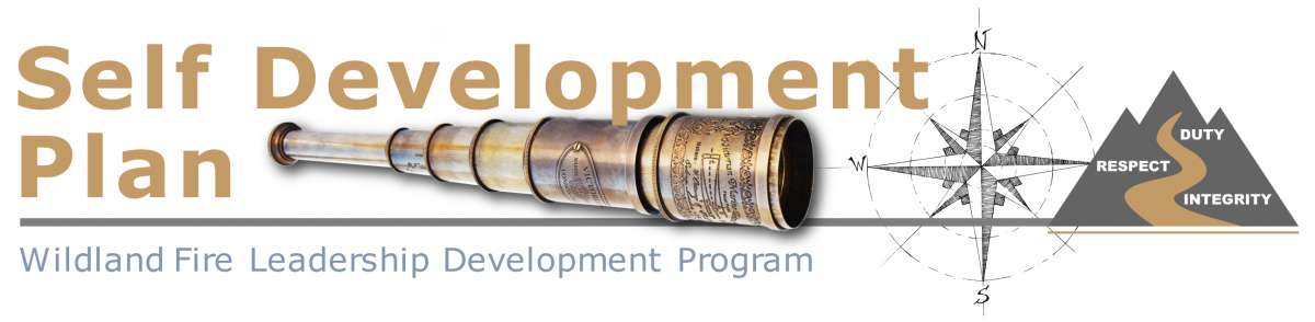 Self-Development Plan Header.  Decorative
