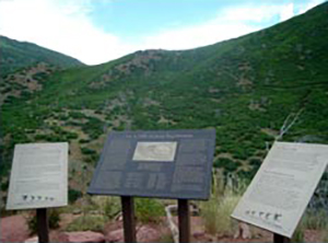 These plaques describe the fires of 1994, the various types of firefighting crews, the role of fire in the ecosystem, and the events of July 6, 1994.