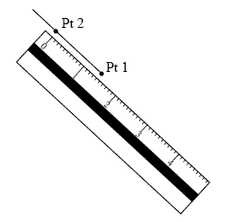 ruler with points