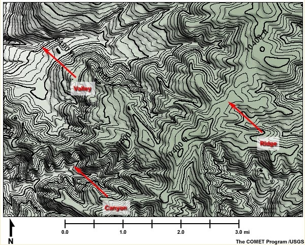 image of topographic map