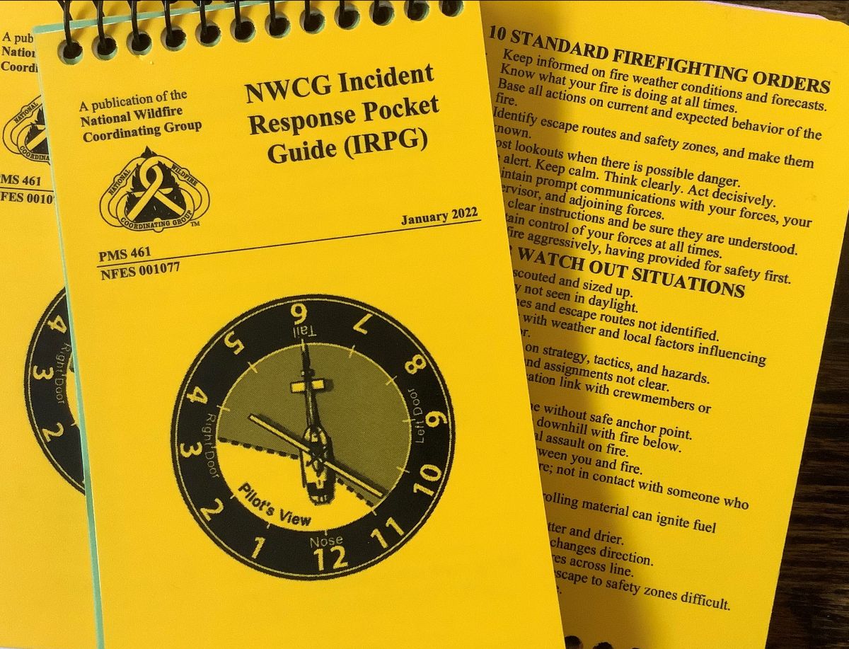 Request for NWCG Incident Response Pocket Guide, PMS 461, Revision