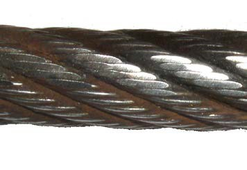 image showing abrasion on a cable