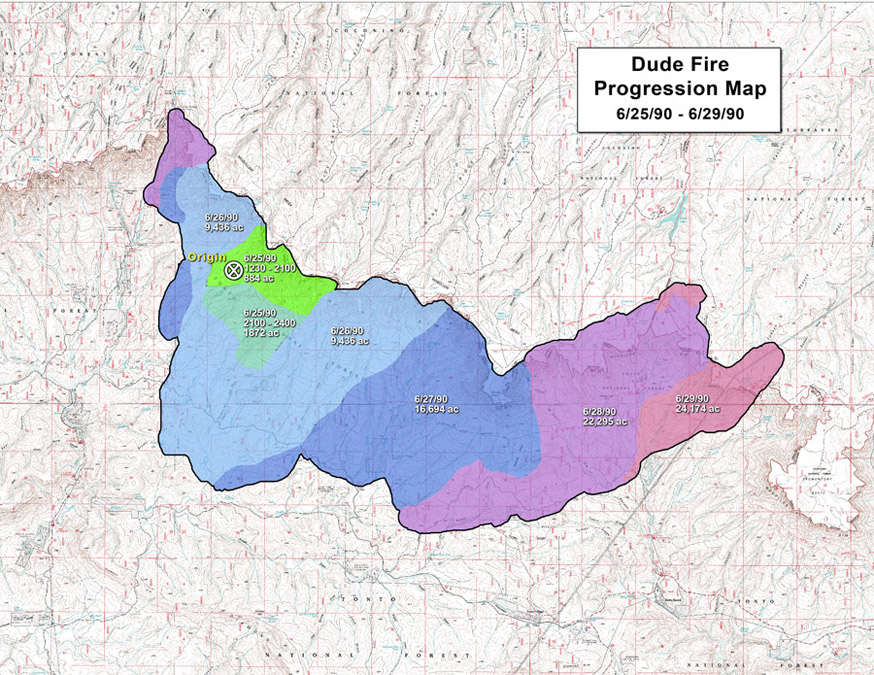 Fire Progression Map