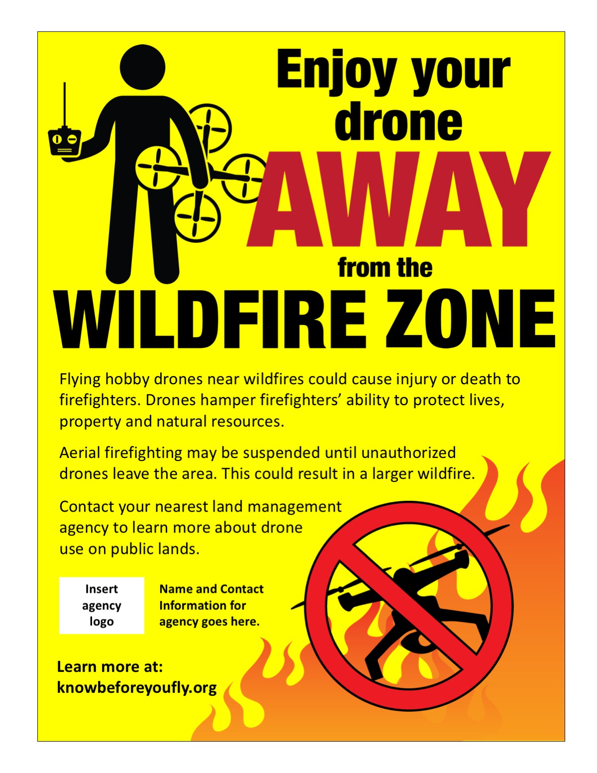 Enjoy your drone away from the wildfire zone