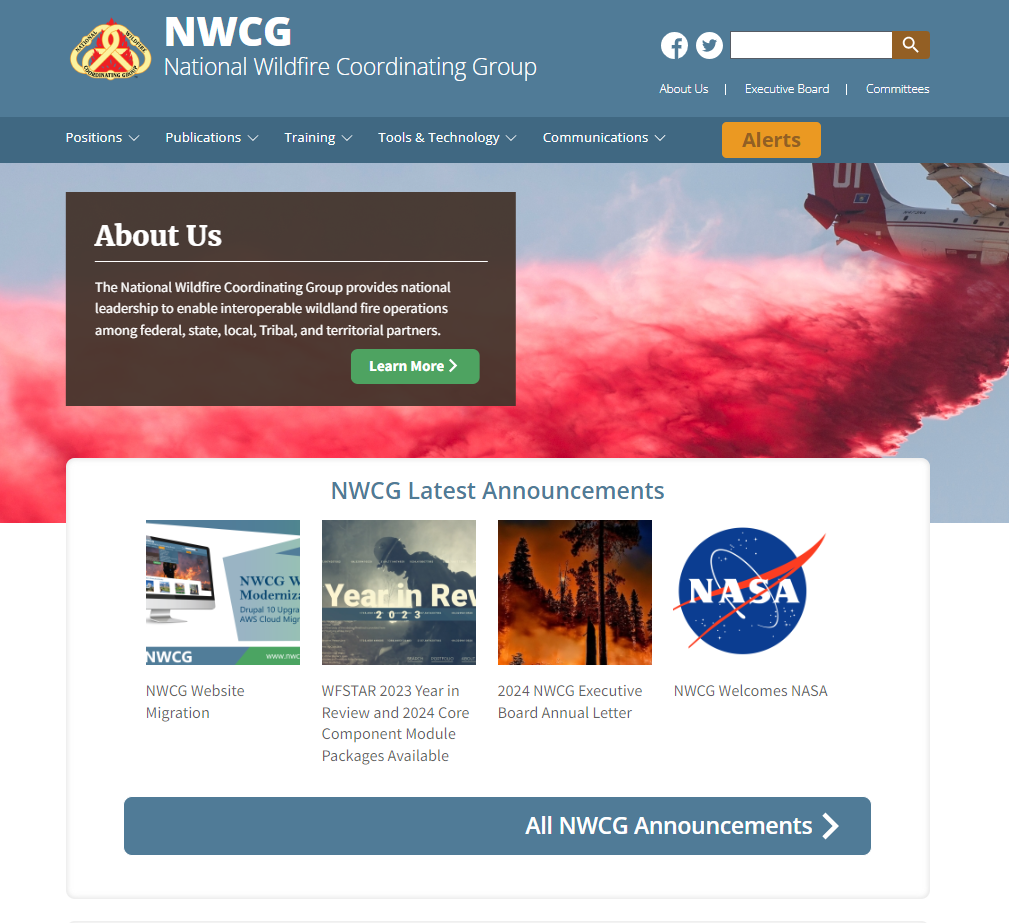 NWCG new website look.