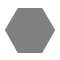 Gray octagon.