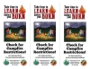 Alaksa Learn Before You Burn Rack card with campers by a lantern light