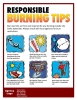 Responsible Burning tips: 6 tips with graphics