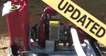 Photo of a mark III pump with a jerry can to the left of it with updated banner in top right corner.
