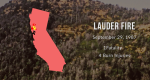 Screen shot of Lauder Fire video screen 