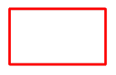 White rectangle with red outline.