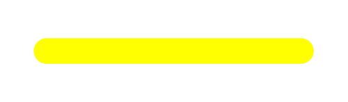 Solid yellow line with rounded ends.