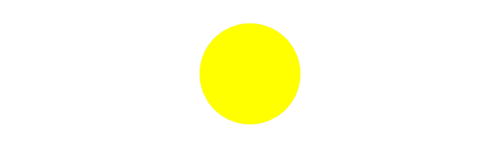 Solid yellow circle.