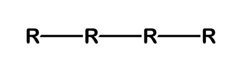 Four capital R's with lines in between