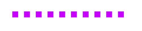 A line of ten purple boxes.