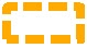 Rectangle with outline in dash form.