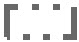 Rectangle with broken line around border.