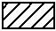 Rectangle with dark border and six diagonal lines within.