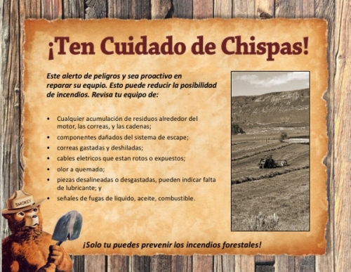 !Ten Cuidado de Chispas!